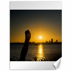 Sunset Cityscape Scene, Montevideo, Uruguay11 Canvas 36  X 48   by dflcprints