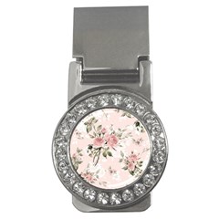 Pink Shabby Chic Floral Money Clips (cz)  by NouveauDesign