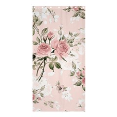 Pink Shabby Chic Floral Shower Curtain 36  X 72  (stall)  by NouveauDesign