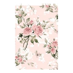 Pink Shabby Chic Floral Shower Curtain 48  X 72  (small)  by NouveauDesign