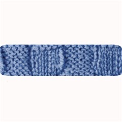 Knitted Wool Square Blue Large Bar Mats
