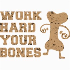 Work Hard Your Bones Canvas 24  X 36  by Melcu