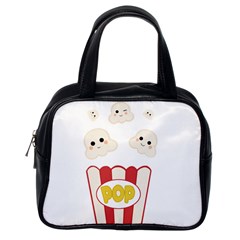 Cute Kawaii Popcorn Classic Handbags (one Side) by Valentinaart