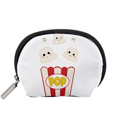 Cute Kawaii Popcorn Accessory Pouches (small)  by Valentinaart