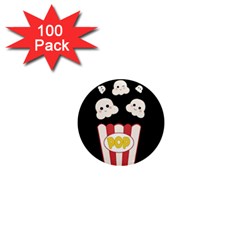 Cute Kawaii Popcorn 1  Mini Magnets (100 pack) 