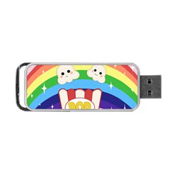 Cute Kawaii Popcorn Portable USB Flash (One Side)