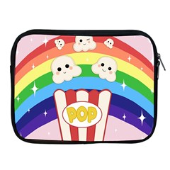 Cute Kawaii Popcorn Apple Ipad 2/3/4 Zipper Cases by Valentinaart