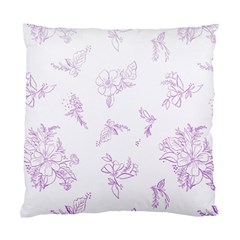 Beautiful,violet,floral,shabby Chic,pattern Standard Cushion Case (two Sides) by NouveauDesign