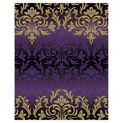 Art Nouveau,vintage,damask,gold,purple,antique,beautiful Drawstring Bag (small) by NouveauDesign