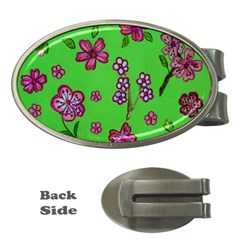 Visions Of Pink Money Clips (oval)  by dawnsiegler