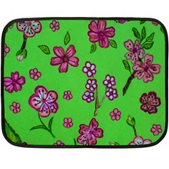 Visions Of Pink Fleece Blanket (mini) by dawnsiegler