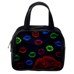 Hot Lips Classic Handbags (one Side) by dawnsiegler