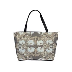 Vintage Daisy Floral Pattern Shoulder Handbags by dflcprints