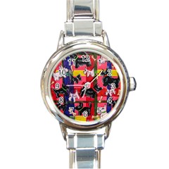 Scotties Round Italian Charm Watch by dawnsiegler