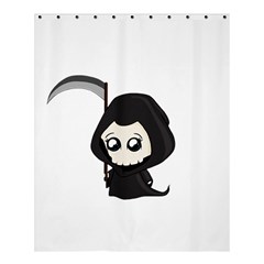 Cute Grim Reaper Shower Curtain 60  X 72  (medium)  by Valentinaart