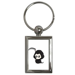 Cute Grim Reaper Key Chains (rectangle)  by Valentinaart