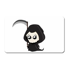 Cute Grim Reaper Magnet (rectangular) by Valentinaart