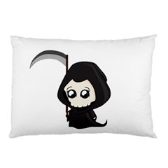 Cute Grim Reaper Pillow Case by Valentinaart