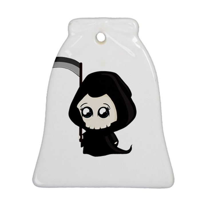 Cute Grim Reaper Bell Ornament (Two Sides)