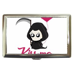 Cute Grim Reaper Cigarette Money Cases by Valentinaart