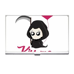 Cute Grim Reaper Business Card Holders by Valentinaart