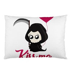 Cute Grim Reaper Pillow Case by Valentinaart