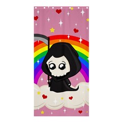 Cute Grim Reaper Shower Curtain 36  X 72  (stall)  by Valentinaart