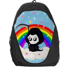 Cute Grim Reaper Backpack Bag by Valentinaart