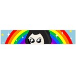 Cute Grim Reaper Large Flano Scarf  Front