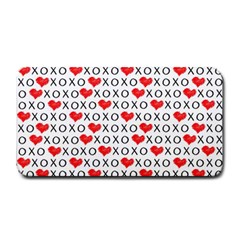 Xoxo Valentines Day Pattern Medium Bar Mats by Valentinaart