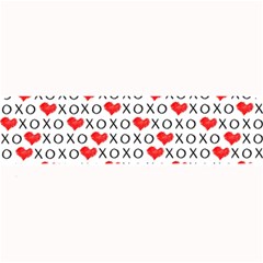 Xoxo Valentines Day Pattern Large Bar Mats by Valentinaart