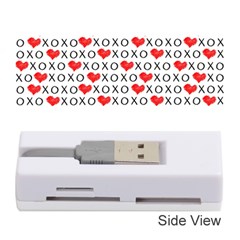 Xoxo Valentines Day Pattern Memory Card Reader (stick)  by Valentinaart