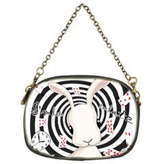 White Rabbit In Wonderland Chain Purses (two Sides) 