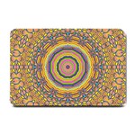 Wood Festive Rainbow Mandala Small Doormat  24 x16  Door Mat