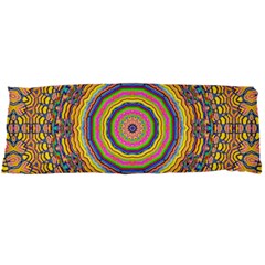 Wood Festive Rainbow Mandala Body Pillow Case Dakimakura (two Sides) by pepitasart