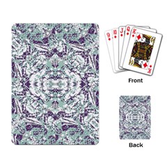 Modern Collage Pattern Mosaic Playing Card by dflcprints