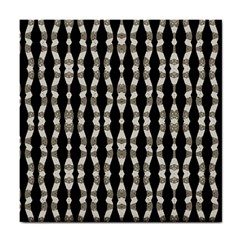 Wavy Stripes Pattern Tile Coasters by dflcprints