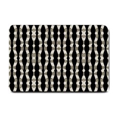 Wavy Stripes Pattern Small Doormat  by dflcprints