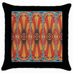 Geometric Extravaganza Pattern Throw Pillow Case (black) by linceazul