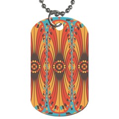 Geometric Extravaganza Pattern Dog Tag (two Sides) by linceazul