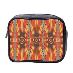 Geometric Extravaganza Pattern Mini Toiletries Bag 2-side by linceazul