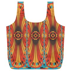 Geometric Extravaganza Pattern Full Print Recycle Bags (l) 