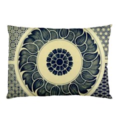 Background Vintage Japanese Pillow Case by Nexatart