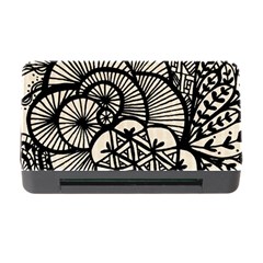 Background Abstract Beige Black Memory Card Reader With Cf