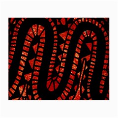 Background Abstract Red Black Small Glasses Cloth by Nexatart