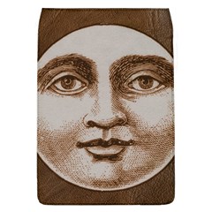 Moon Face Vintage Design Sepia Flap Covers (l)  by Nexatart