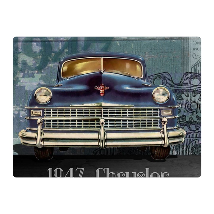 Vintage Car Automobile Double Sided Flano Blanket (Mini) 