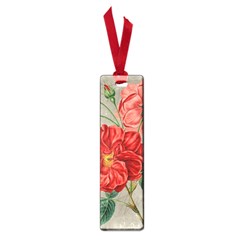 Flower Floral Background Red Rose Small Book Marks