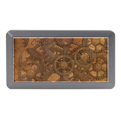 Background Steampunk Gears Grunge Memory Card Reader (mini) by Nexatart