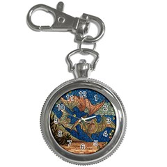 Bats Cubism Mosaic Vintage Key Chain Watches by Nexatart